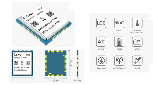 高性能 低功耗 小尺寸的NB IoT GSM无线通信模块L651